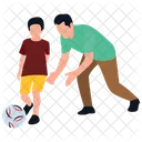 Playing Football Icon