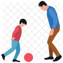 Playing Football Football Game Olympic Game Icon