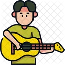 Playing Guitar Musical Instrument Playing Music Icon