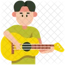 Playing Guitar Hobby Guitar Icon