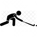 Playing Hockey Hockey Player Player Icon