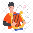 Strumming Lyre Playing Lyre Playing Instrument アイコン