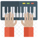 Playing Piano Music Instrument Icon