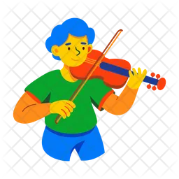 Playing violin  Icon