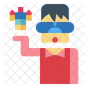 Playing Vr  Icon