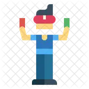 Playing Vr  Icon