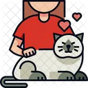 Playing With Pets Pets Cat Icon