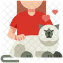 Playing With Pets Pets Cat Icône