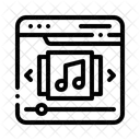 Playlist Video Player Album Icon