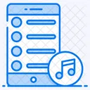 Playlist Mobile Music Songs List Icon