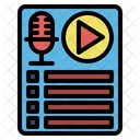 Playlist Podcast Music Icon