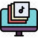 Playlist Music Party Icon