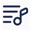Music Player List Icon