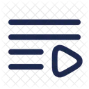 Music Player List Icon
