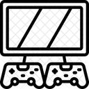 Zwei Spieler Spiel Symbol