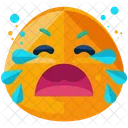 Fort Cri Emoji Icône