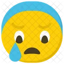 Emoji qui pleure  Icône