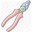 Pliers Awesome Lineal Color Icon Icon