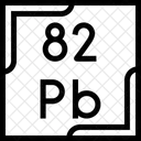 Plomo Tabla Periodica Quimica Icono