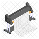 Plotter Drucker Maschine Symbol