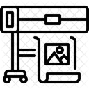 Plotterdrucker  Symbol