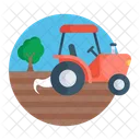 Tractor Farming Agronomy Icon