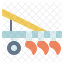 Custom Plowing Field Preparation Cultivator Icon