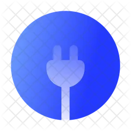 Plug circle  Icon