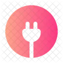 Plug Circle Icon