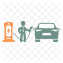 Plug Electric Car Car Icon
