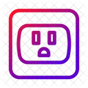 Plug Type B Power Connection Electrical Socket Icon