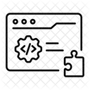 Plugin De Programacao Extensao De Codigo Extensao De Programacao Ícone
