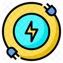 Plugue Eletrico Ev Carro Eletrico Ícone