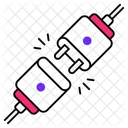 Plugues conectados  Ícone