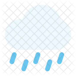 Pluie  Icône