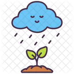 Pluie  Icône
