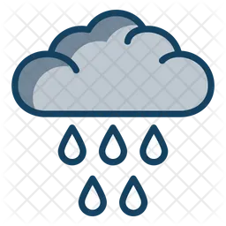 Pluie  Icône