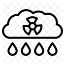 Pluies Acides Nucleaire Electricite Icône