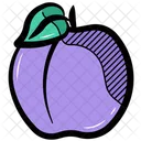 Plum Fruit Fresh Icon