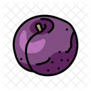 Plum Purple Fruit Symbol