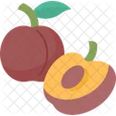 Plum Fruit Sweet Icon