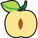 Plum Cut Plum Fruit Icon