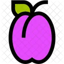 Plum Fruit Juicy Icon