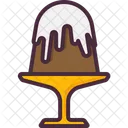 Plum Pudding Pudding Dessert Icon