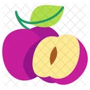 Plum Fruit Healthy Icon