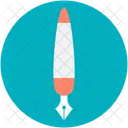 Pluma Fuente Tinta Icono