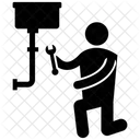Repairman Mechanic Handyman Icon