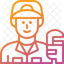 Plumber Repairman Handyman Icon
