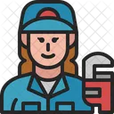 Plumber Repairman Handyman Icon