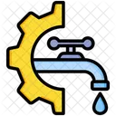 Plumbing Construction Faucet Icon